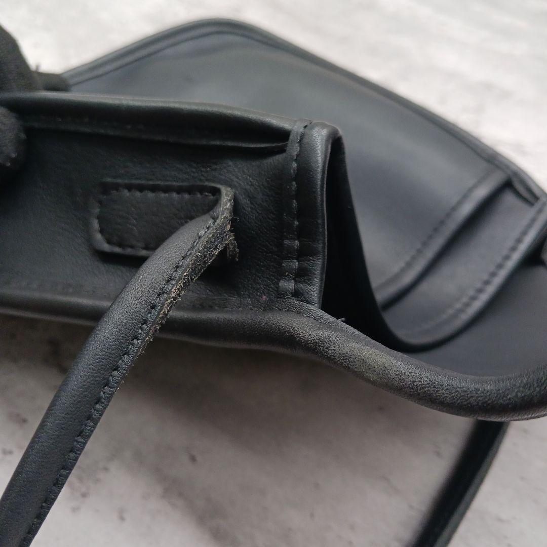 ✨美品✨ オールドコーチ ショルダーバッグ USA製 9888 レザー ブラック