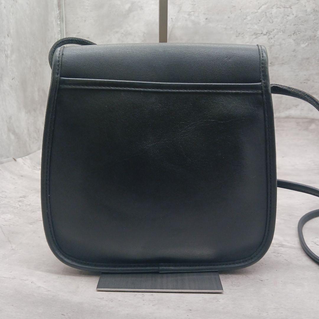 ✨美品✨ オールドコーチ ショルダーバッグ USA製 9888 レザー ブラック