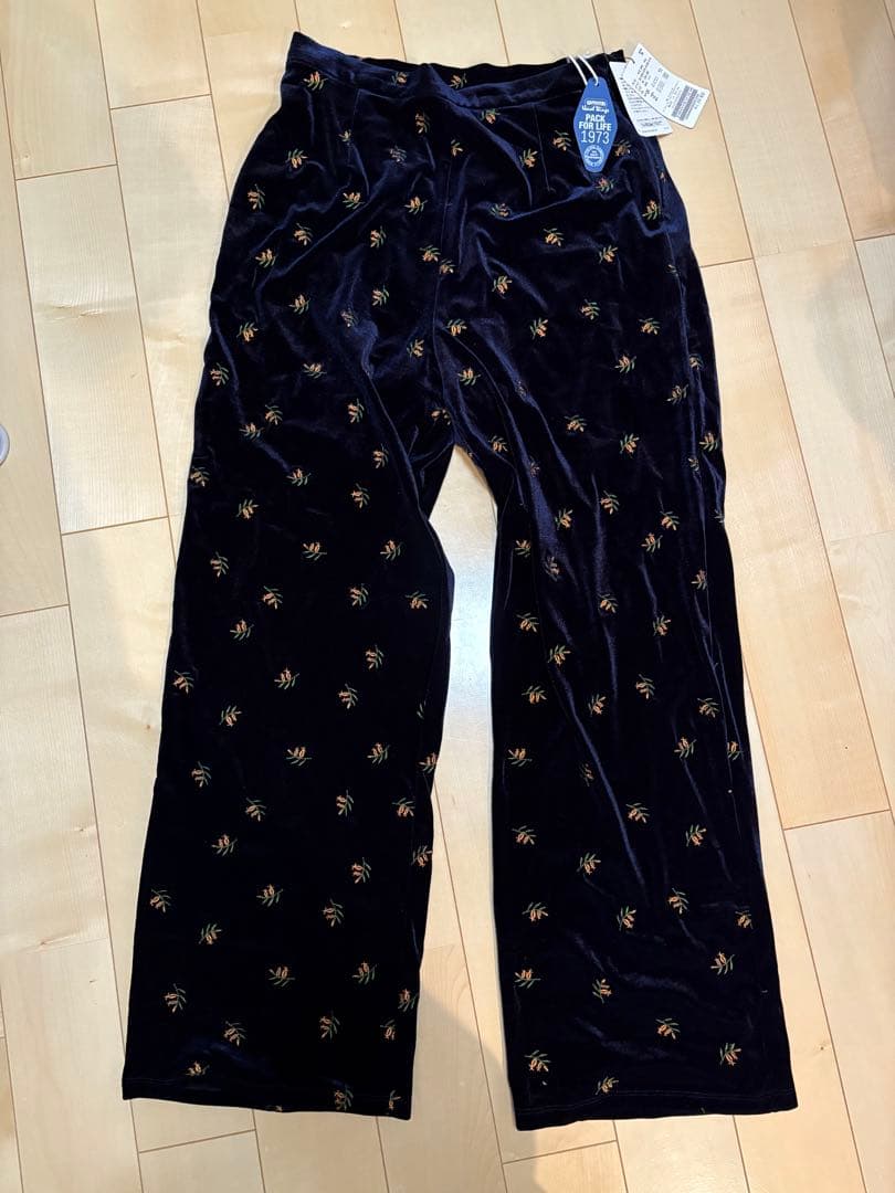 アウトドアプロダクツ　ベロアパンツ　ネイビー　38サイズ