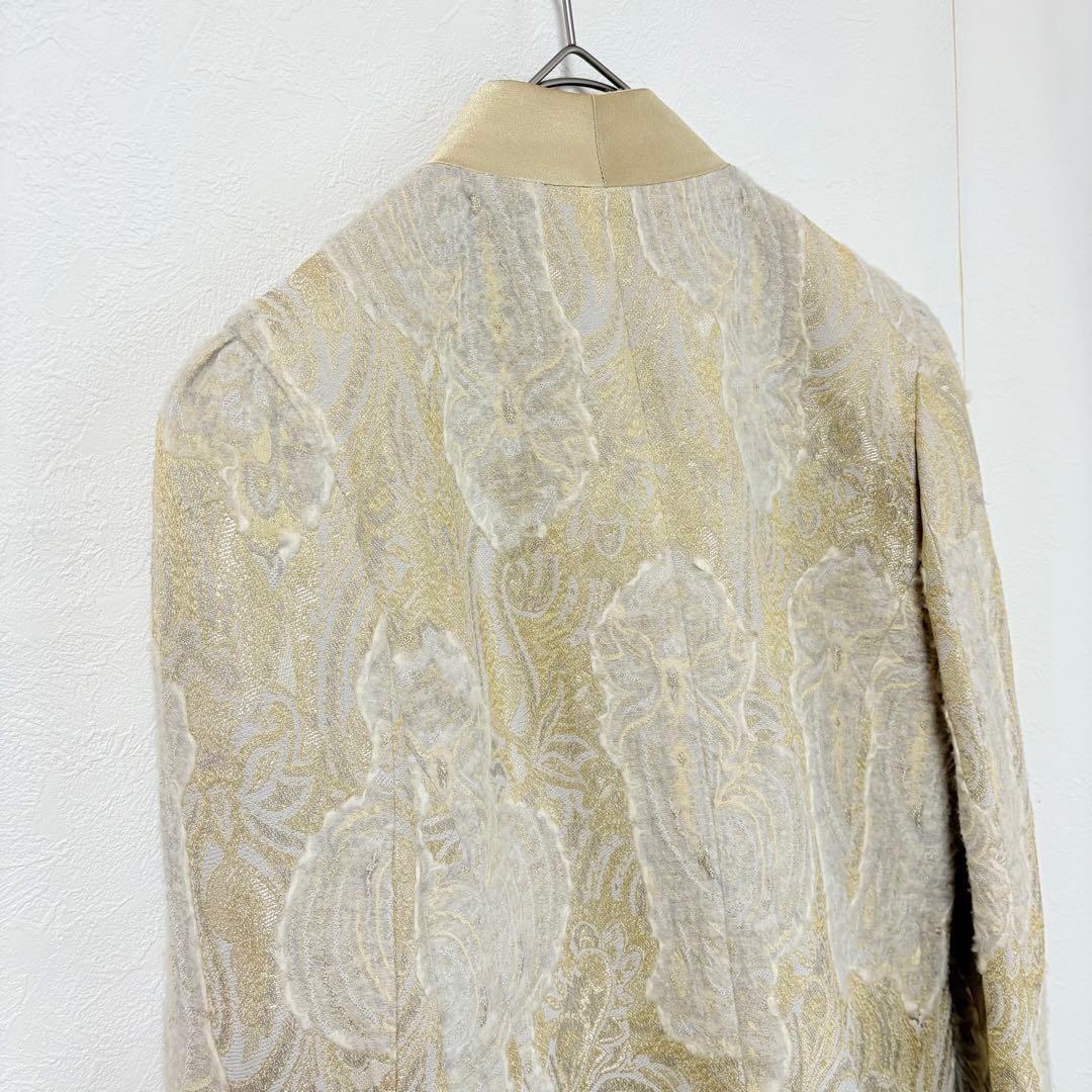 HIROKO KOSHINO テーラードジャケット　L ペイズリージャガード