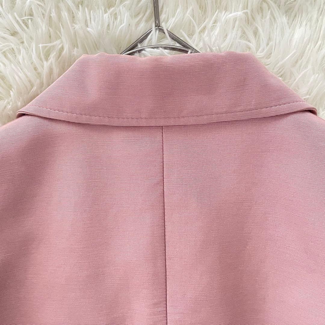 ガリアーノ テーラードジャケット 42 ペインテッドボタン ピンク系