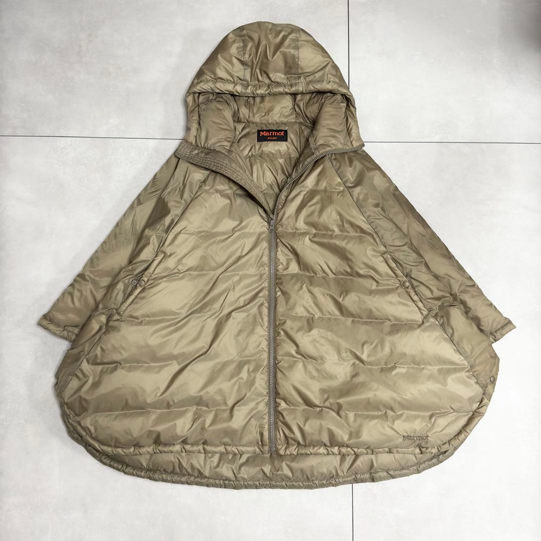 はみこさま専用 未使用級✨Marmot　Ray BEAMS　ダウンポンチョ　別注