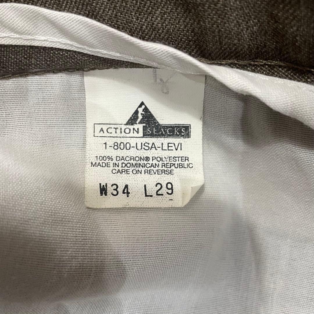 90s Levi's ACTION SLACKS W34 スラックス