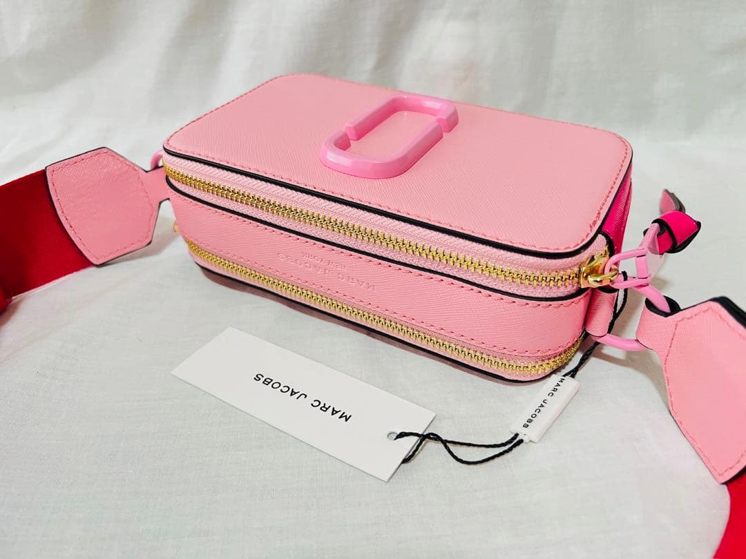 MARC JACOBS スナップショット カメラバッグ ピンクローズ