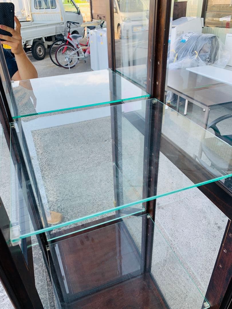 (滋賀県内のみ) キュリオケース ガラスキャビネット