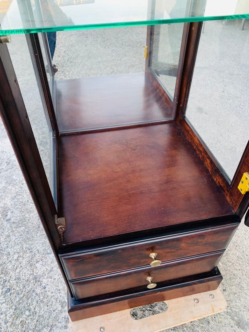 (滋賀県内のみ) キュリオケース ガラスキャビネット