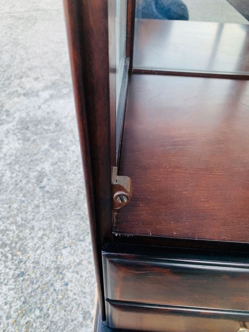 (滋賀県内のみ) キュリオケース ガラスキャビネット