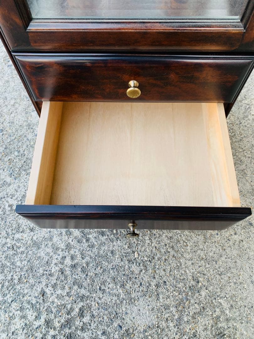 (滋賀県内のみ) キュリオケース ガラスキャビネット