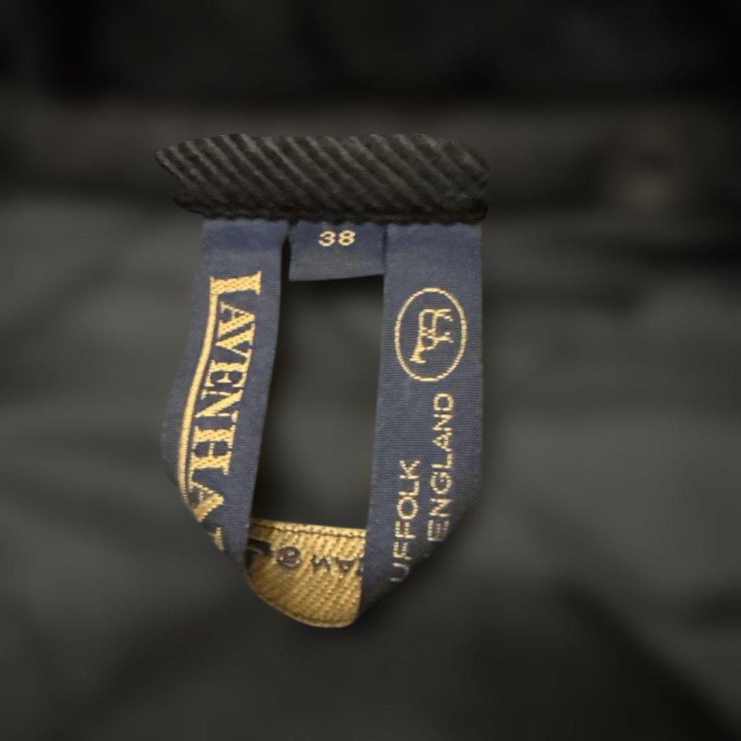 試着のみ✨ラベンハム　キルティング　フーディ　ロングコート　黒　英国製　M38