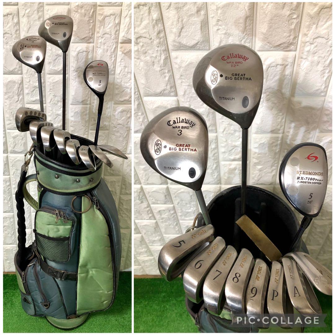 初心者おすすめ☆メンズ ゴルフクラブセット☆キャロウェイ☆キャディバッグ付