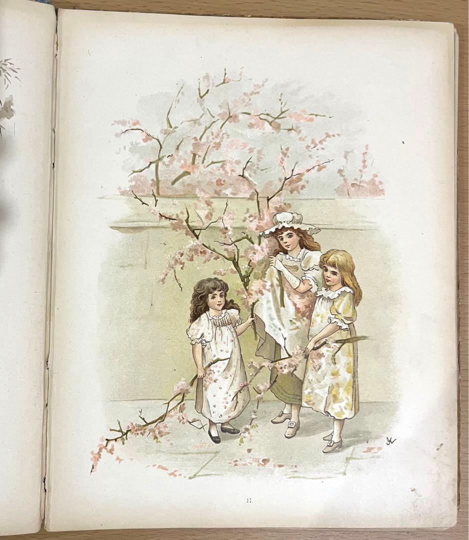 No.203 希少 古書 洋書 絵本 アンティーク ビクトリアン 童謡 児童書