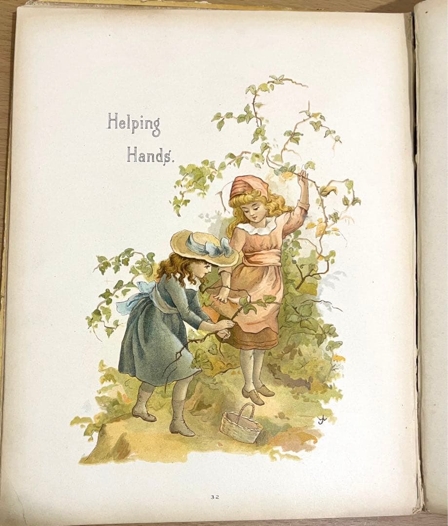 No.203 希少 古書 洋書 絵本 アンティーク ビクトリアン 童謡 児童書