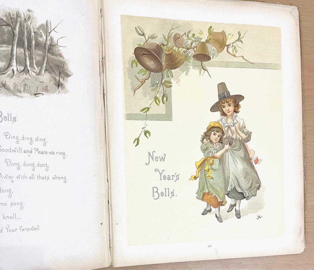 No.203 希少 古書 洋書 絵本 アンティーク ビクトリアン 童謡 児童書