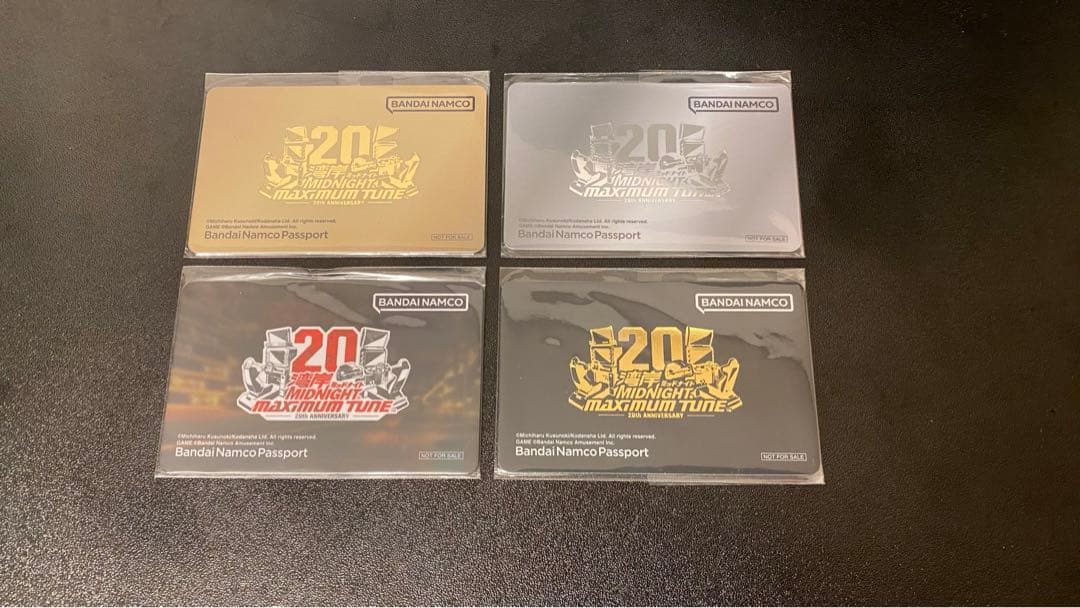 湾岸ミッドナイト 【20周年記念 バナパス】4 枚セット