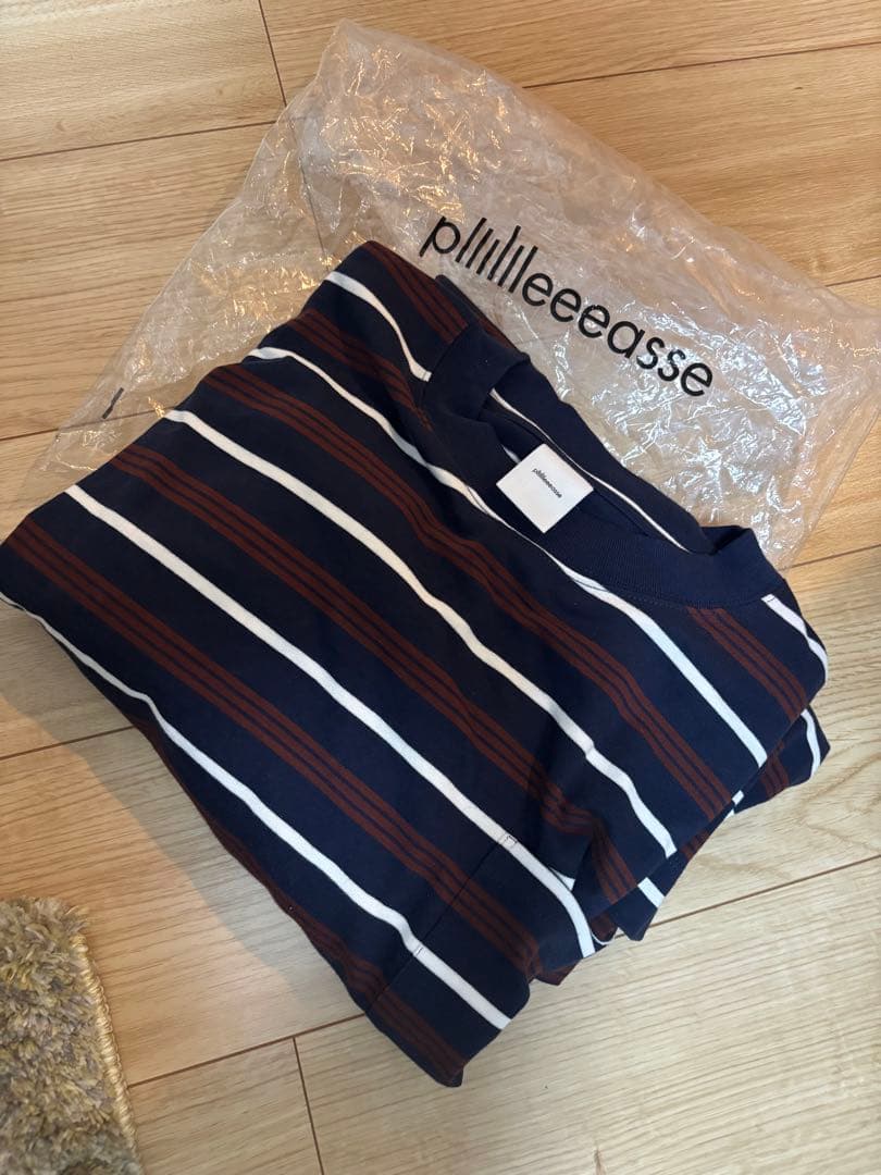 トップス plllllleeeasse long sleeve pocket tee XL