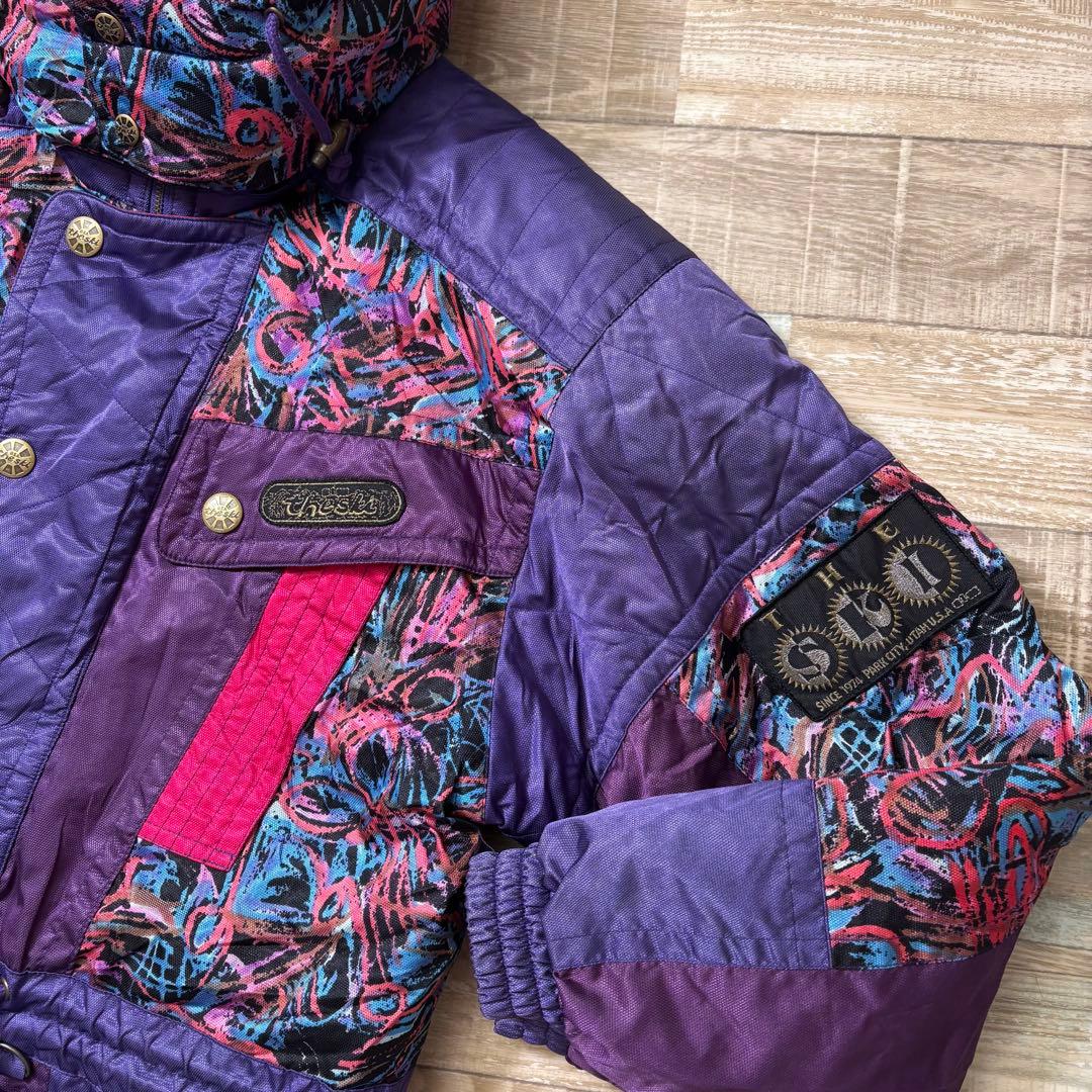 the ski ザ スキー スキーウェア スノボー 雪遊び 除雪 レトロ L