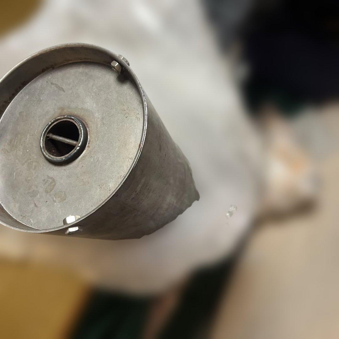 gt380 城北ムラカミタイプメガホンマフラー　140π 無地タイプ