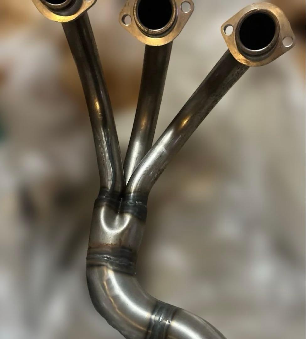 gt380 城北ムラカミタイプメガホンマフラー　140π 無地タイプ