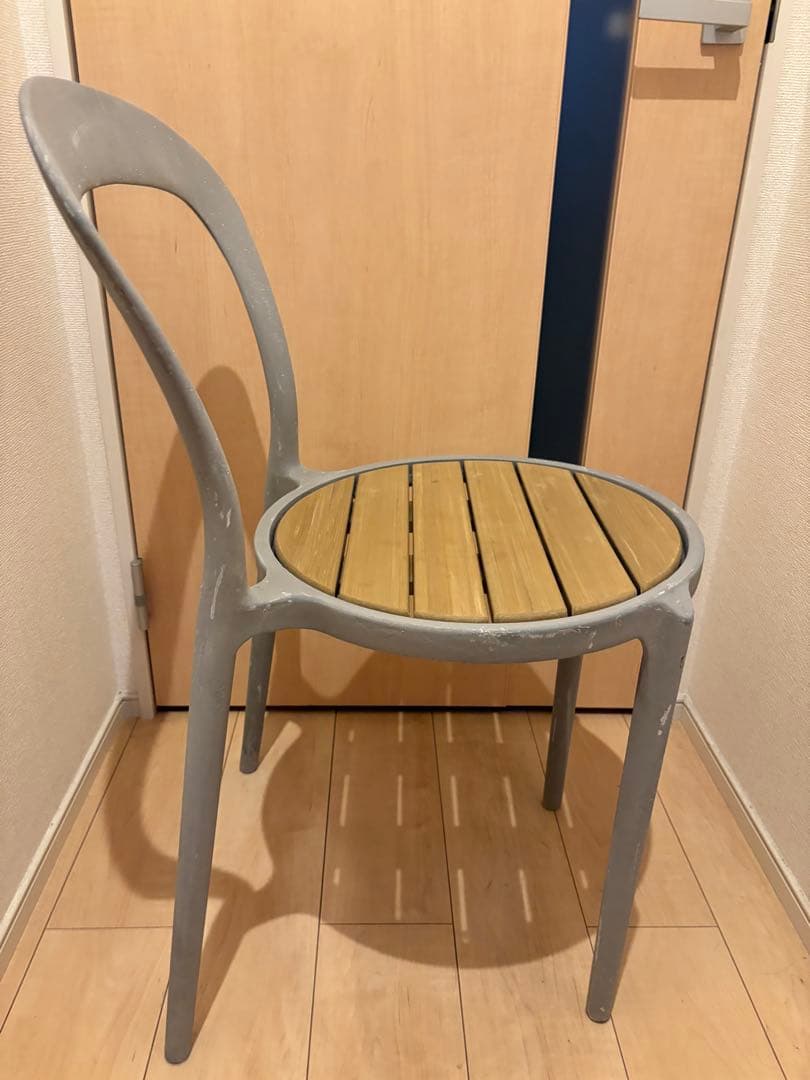 イタリア製　ガーデンチェア　ダイニングチェア　アンティーク　2脚セット