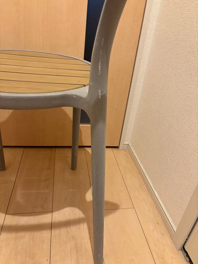 イタリア製　ガーデンチェア　ダイニングチェア　アンティーク　2脚セット