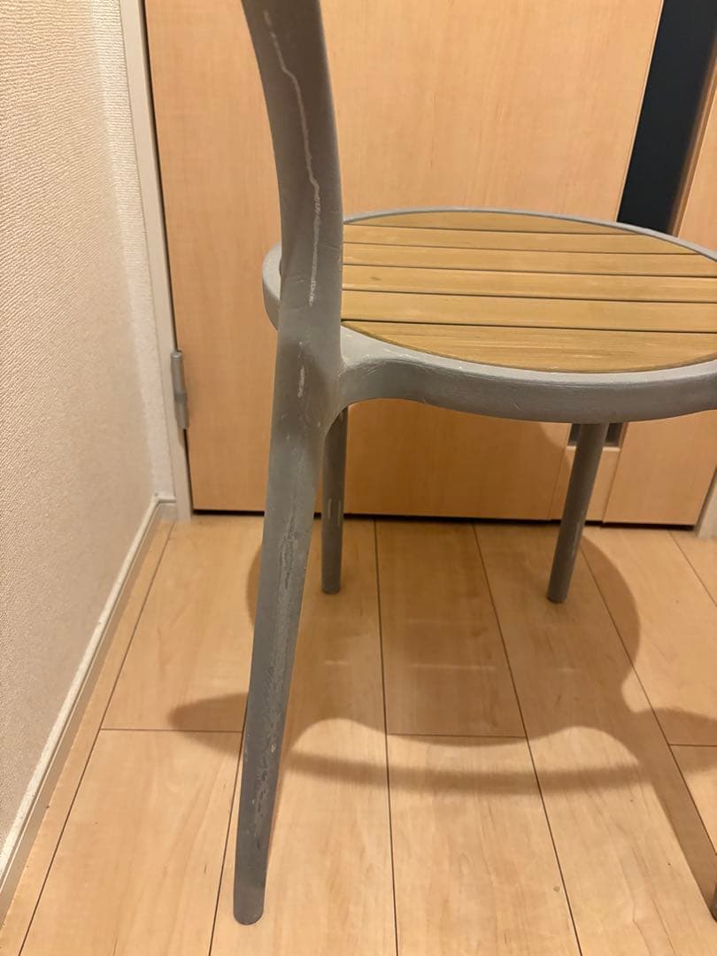 イタリア製　ガーデンチェア　ダイニングチェア　アンティーク　2脚セット