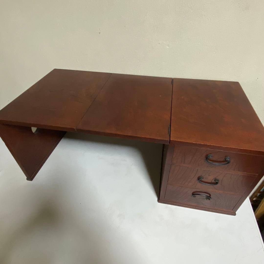 長期自宅保管 折り畳み式 小物入れ 文机 脇机 花台 小物置き 古道具 現状渡し