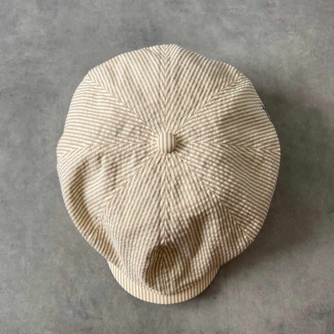 帽子 GANGSTERVILLE CIRCLE SIG CASQUETTE BEIGE