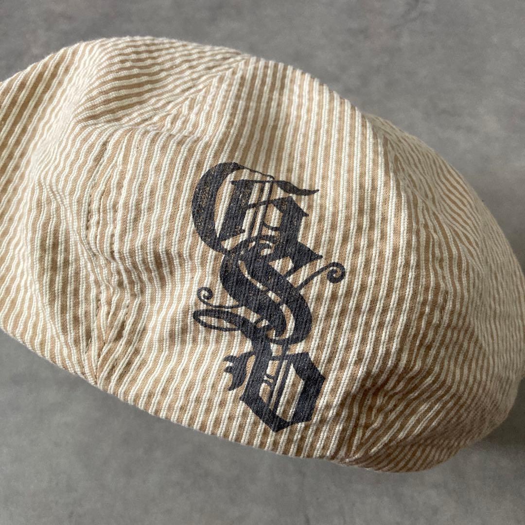 帽子 GANGSTERVILLE CIRCLE SIG CASQUETTE BEIGE