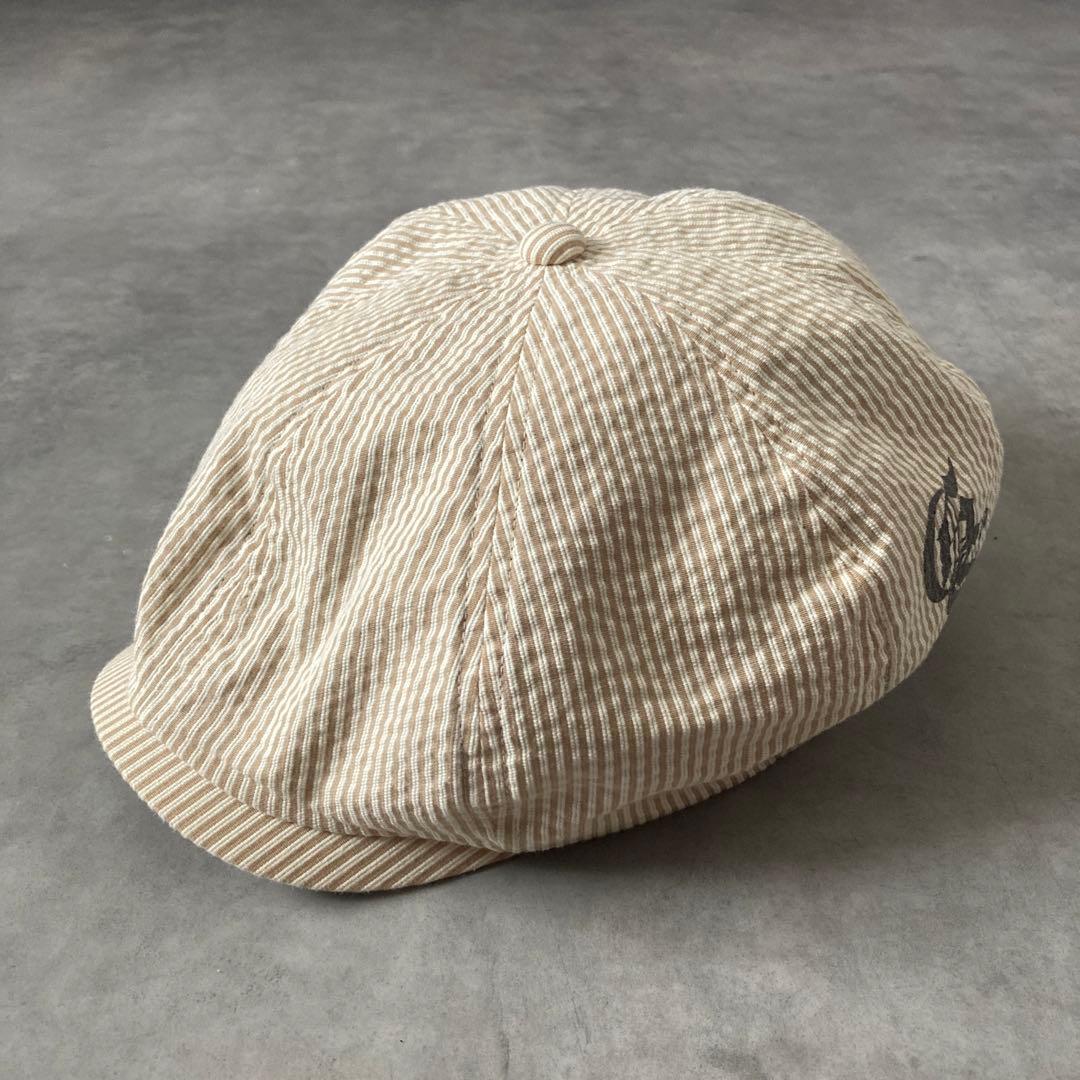 帽子 GANGSTERVILLE CIRCLE SIG CASQUETTE BEIGE