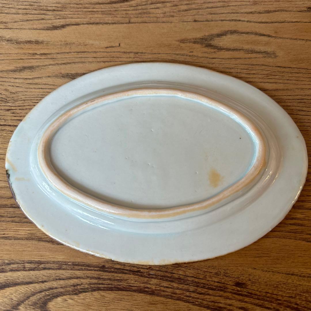 【新品・未使用】伊藤聡信　オーバル平皿