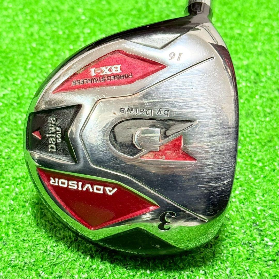 レフティー 左利き ADVISOR ゴルフクラブセット 9本 Sフレックス