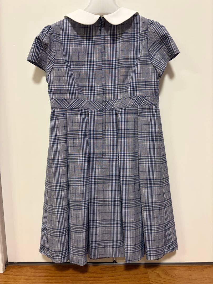 【ほぼ未使用】BEAMSmini セレモニーワンピー+ボレロセット120襟汚れ有