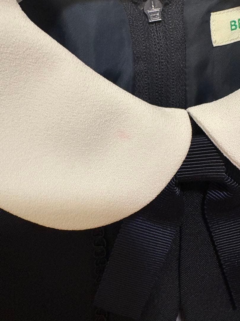 【ほぼ未使用】BEAMSmini セレモニーワンピー+ボレロセット120襟汚れ有