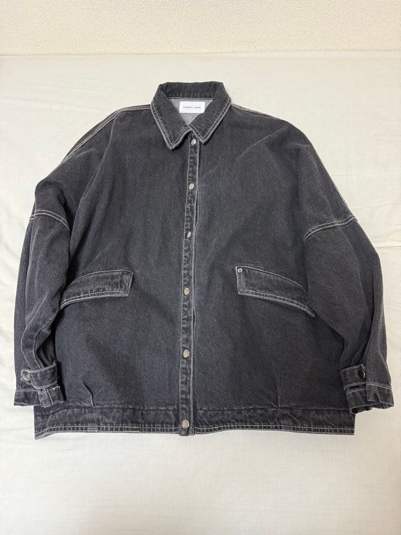 CAPSULEUX LEMAGE ブラックデニムカバーオール