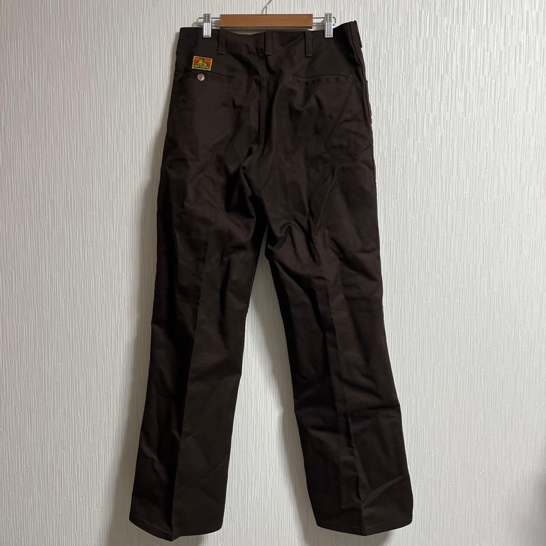 70s BEN DAVIS ベンデイビス　フリスコパンツ　ブラウン　茶　M