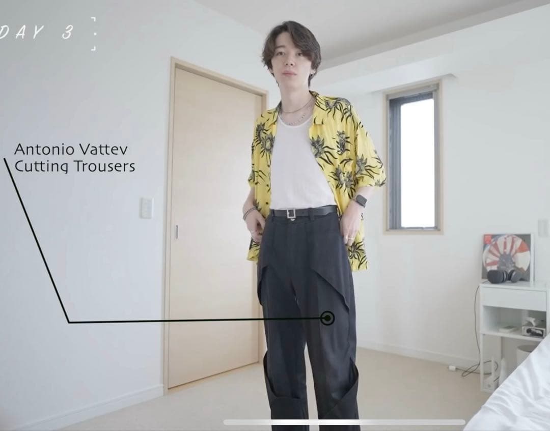 Y*Y様 AV VATTEV 20AW DIAMOND CUTS TROUSER