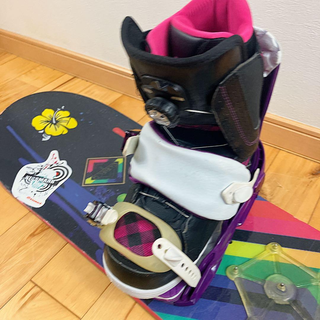 初心者おすすめ Burton サロモンスノーボード セット 138cm BOA