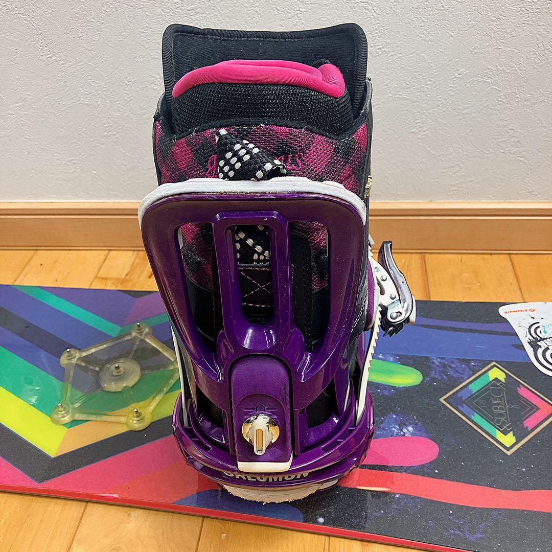 初心者おすすめ Burton サロモンスノーボード セット 138cm BOA