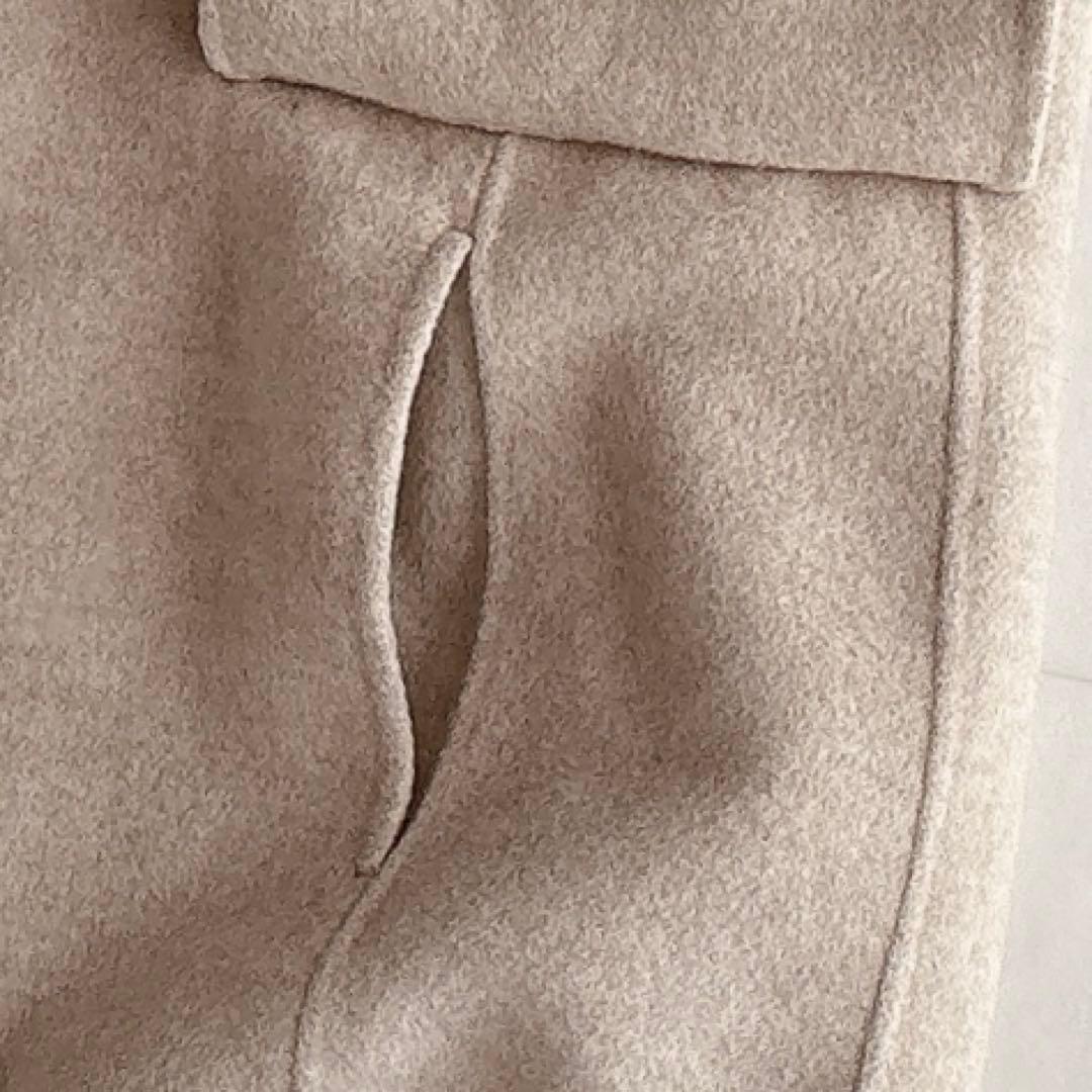 美品✨LOHEN バックタックロングリバージレ ベージュ