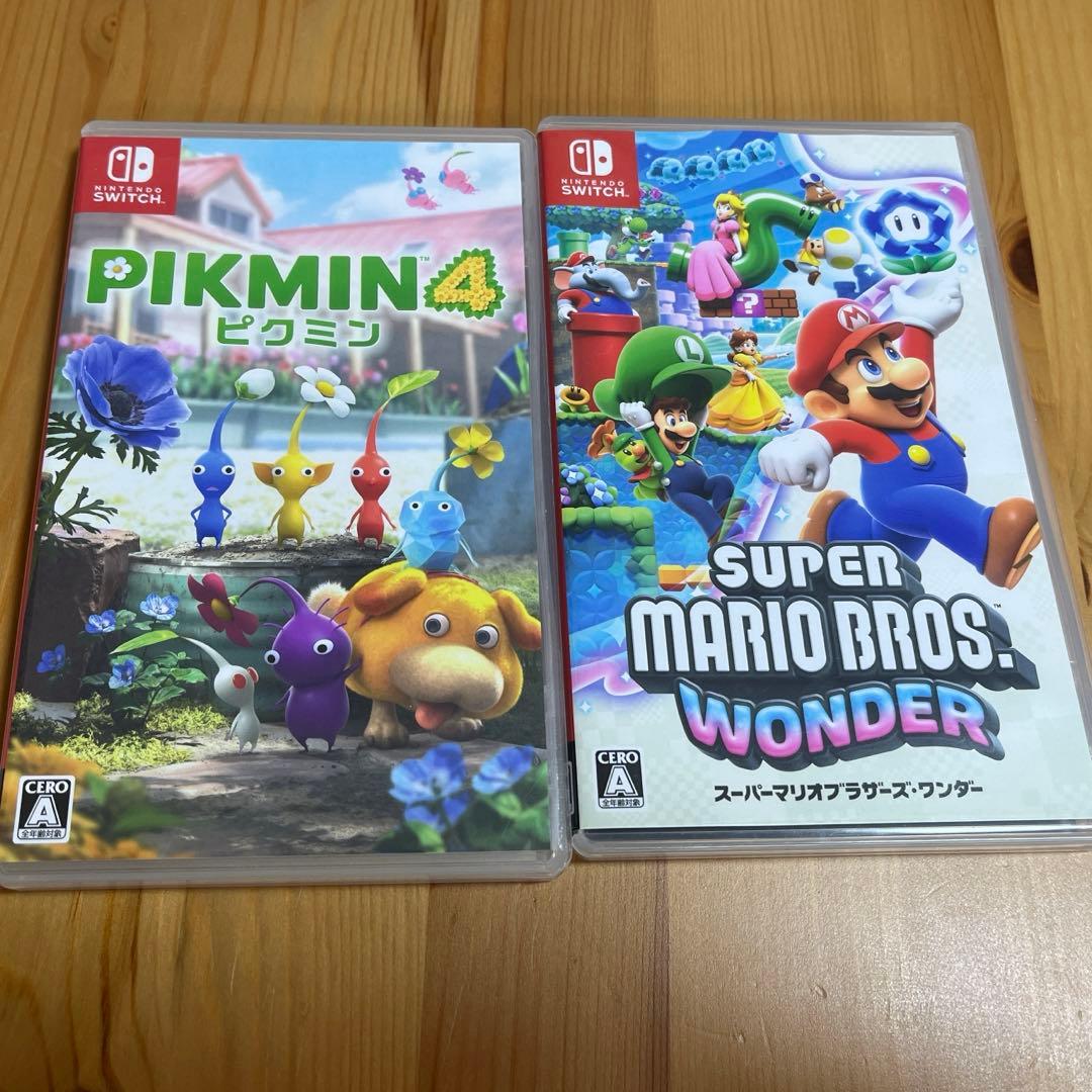 Switch ソフト2本セット　ピクミン4&スーパーマリオブラザーズ　ワンダー