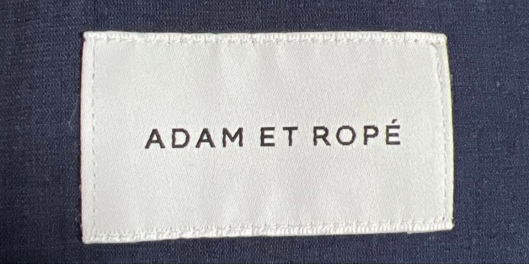 アダムエロペ ノーカラージャケット＆イージーパンツ セットアップ ネイビー系 M