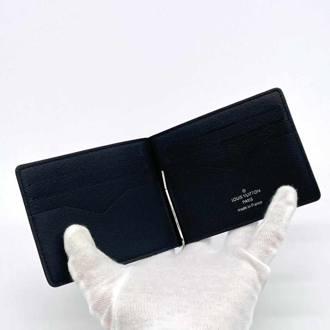 ルイヴィトン マネークリップ 札入れ タイガ ポルトフォイユ パンス 1710