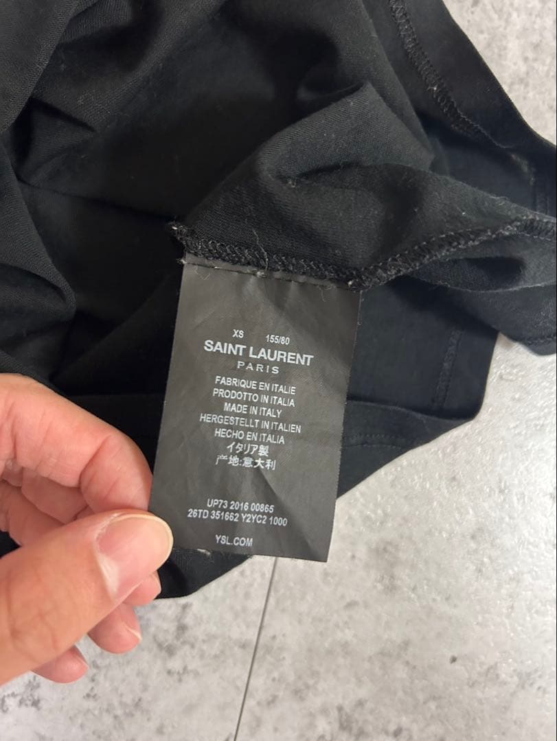 Saint Laurent Paris ブラッドラスター　Tシャツ