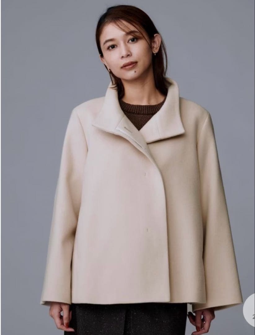 【新品タグ付】今季新作 UNTITLED アンタイトル ウールショートコート S