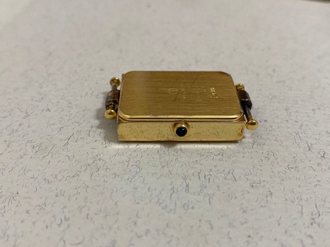 SV925 シルバー 銀製 インゴット 999.9 ゴールド文字盤 時計