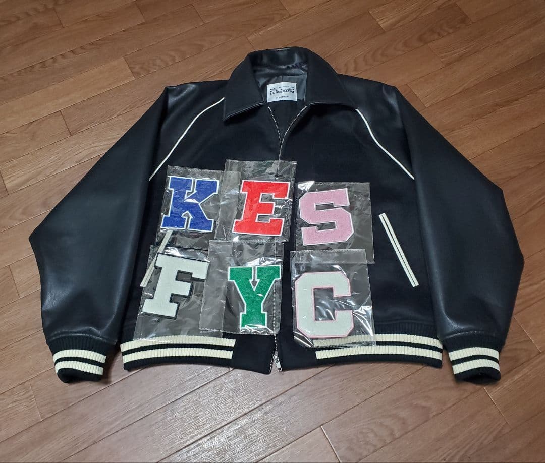 新品未使用 Lesserafim ZOZOTOWN スタジャンM