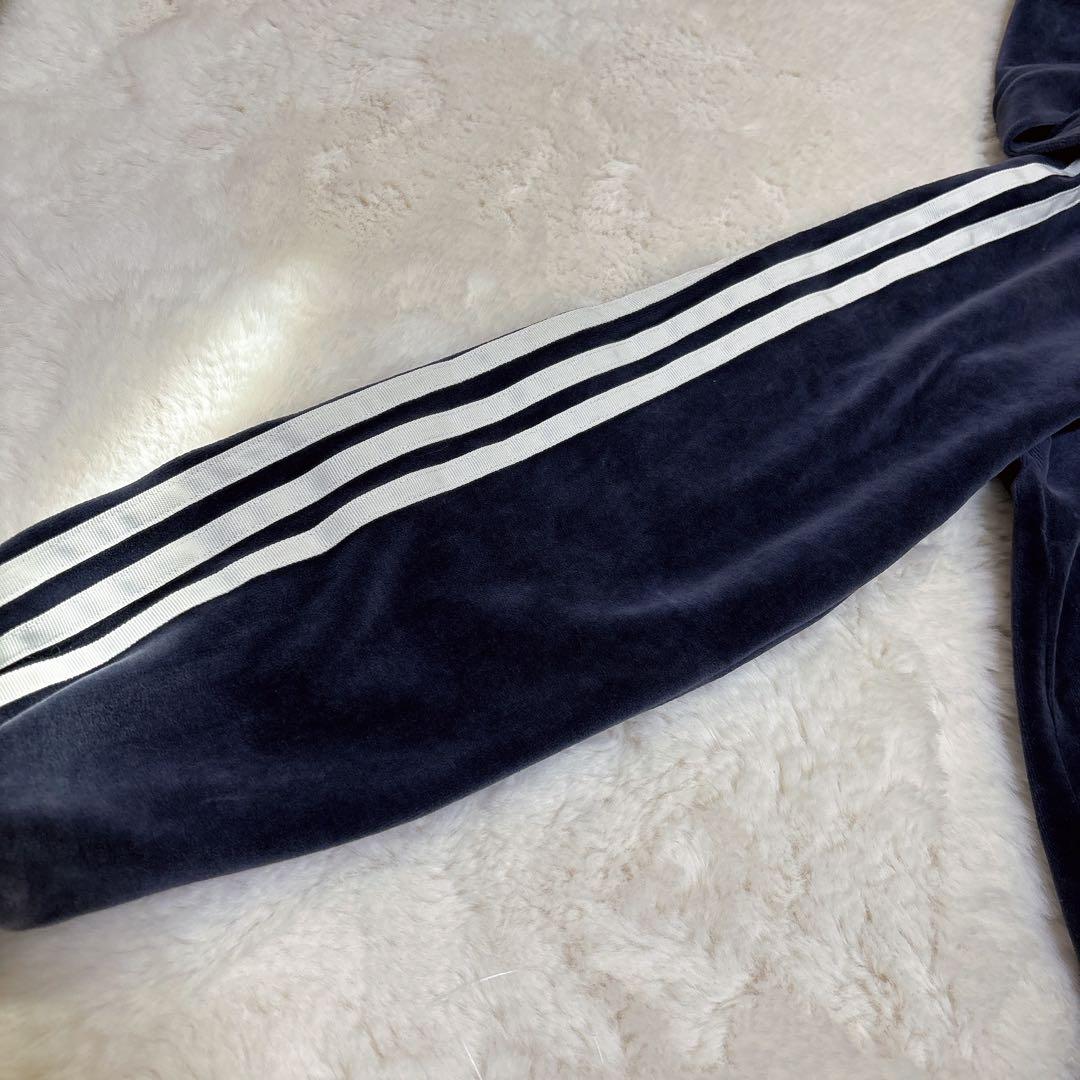 アディダス　adidas　ベロア　ジャージ　セットアップ　XSサイズ