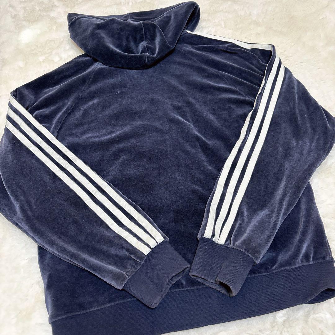 アディダス　adidas　ベロア　ジャージ　セットアップ　XSサイズ