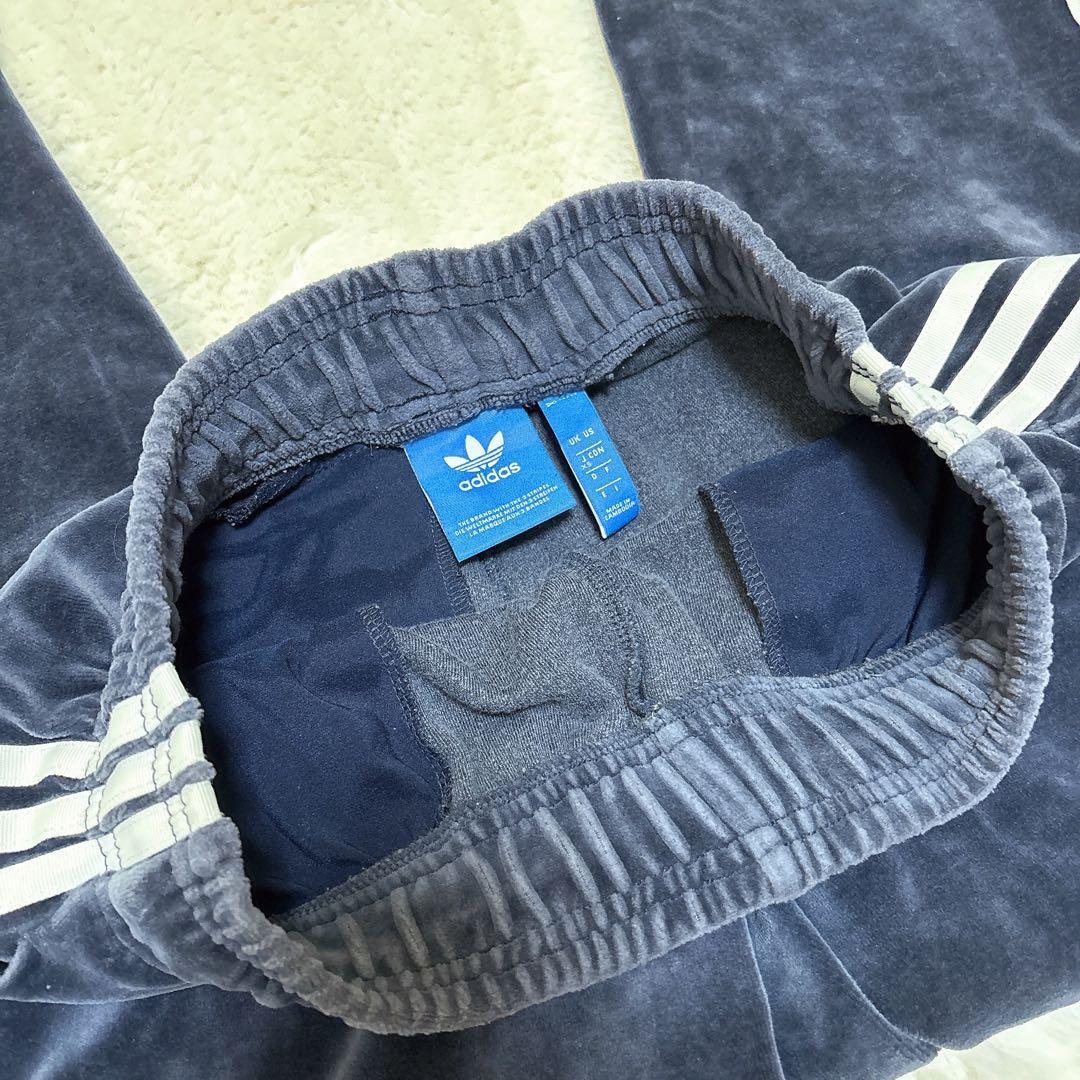 アディダス　adidas　ベロア　ジャージ　セットアップ　XSサイズ
