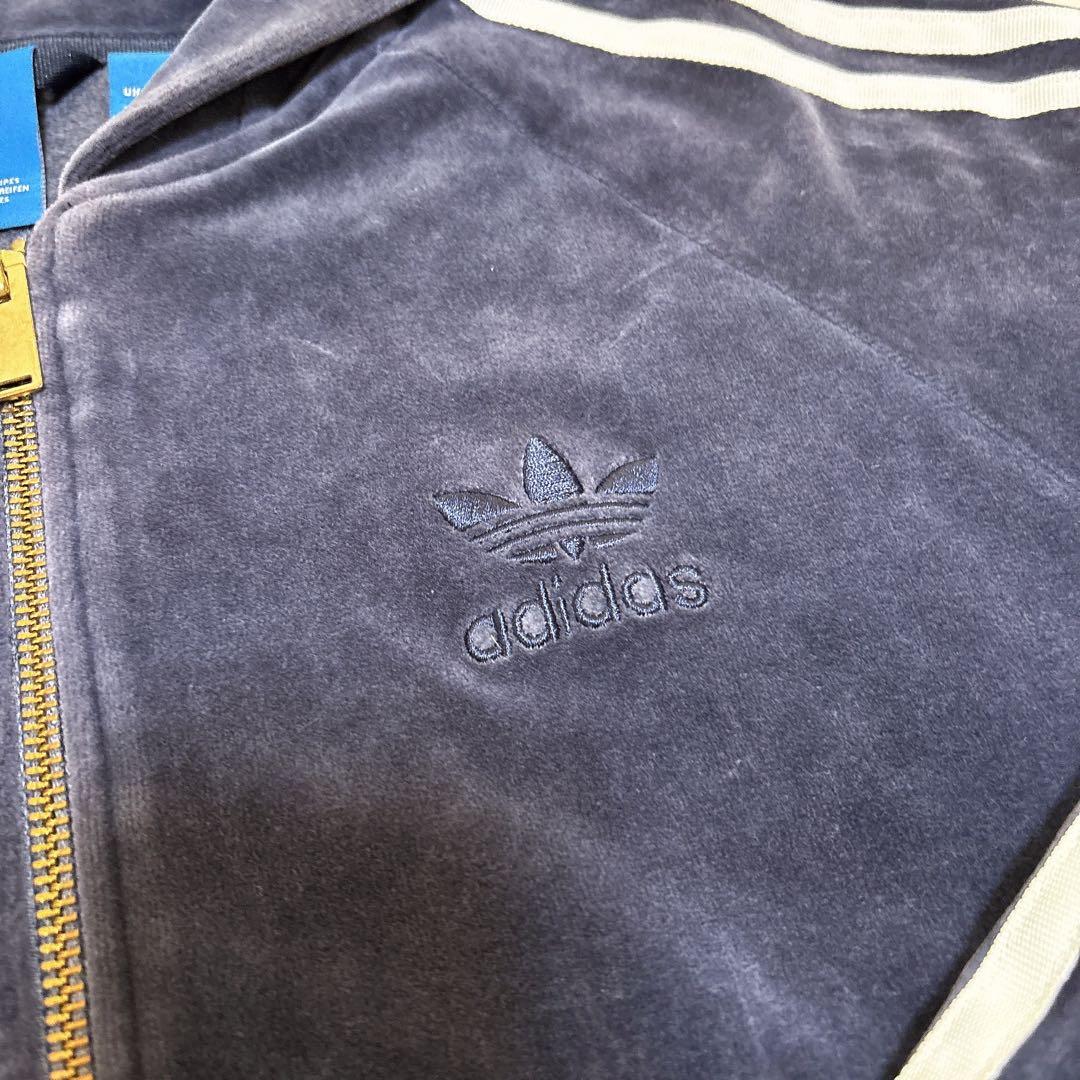 アディダス　adidas　ベロア　ジャージ　セットアップ　XSサイズ